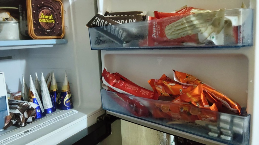 Ice Cream Freezer Stash